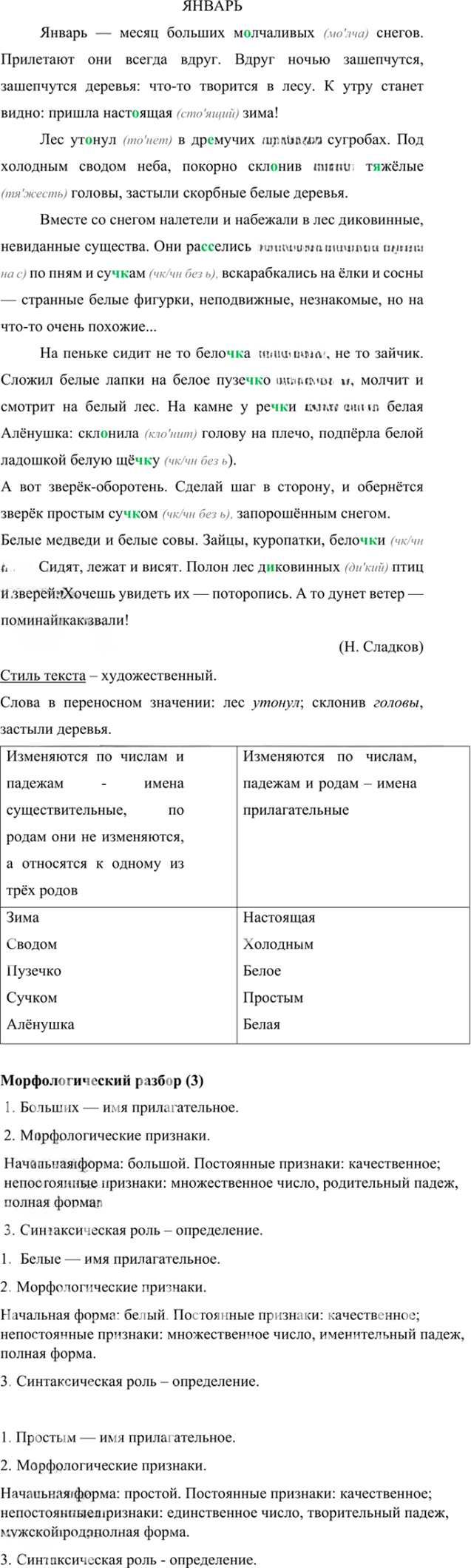 Иллюстрация к решению «Упр.397 ГДЗ Ладыженская Баранов 6 класс (Русский язык)», 3