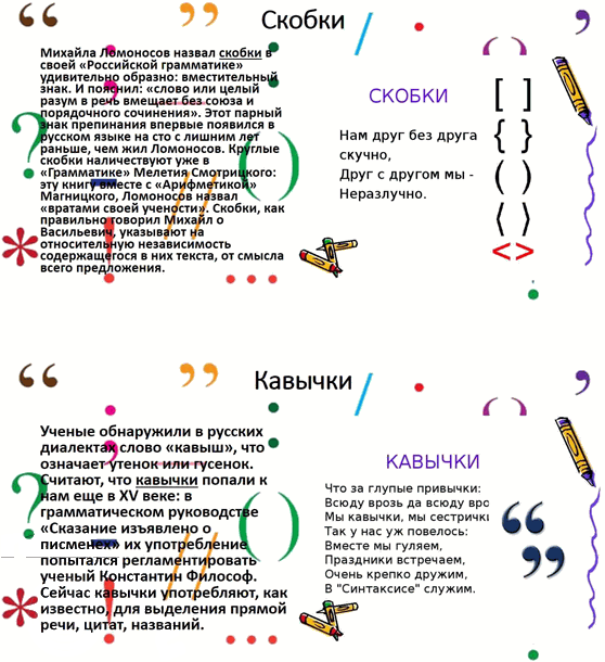 Иллюстрация к решению «Проект Ода знакам препинания ГДЗ Желтовская Калинина 4 класс (Русский язык)», 6