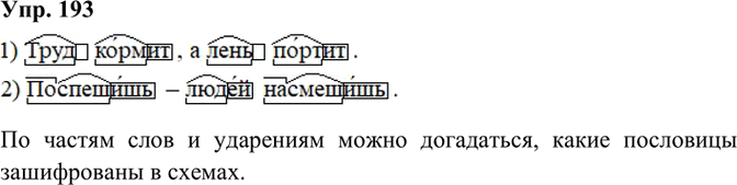 Иллюстрация к решению «Упр.193 Часть 1 ГДЗ Канакина Горецкий 3 класс (Русский язык)», 2