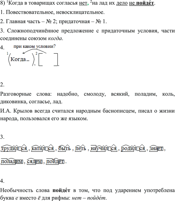Иллюстрация к решению «Упр.114 ГДЗ Разумовская 9 класс (Русский язык)», 4