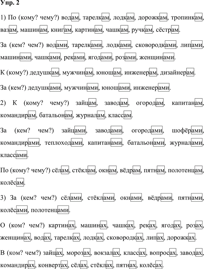 Иллюстрация к решению «Упр.2 Школа грамотея Глава 1 Часть 2 ГДЗ Желтовская Калинина 4 класс (Русский язык)», 1
