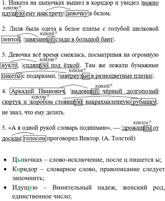 Иллюстрация к решению «Упр.92 ГДЗ Ладыженская 7 класс (Русский язык)», 3