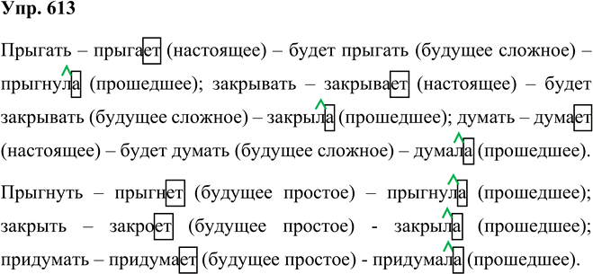 Иллюстрация к решению «Упр.613 Часть 2 ГДЗ Разумовская Львова 5 класс (Русский язык)», 1