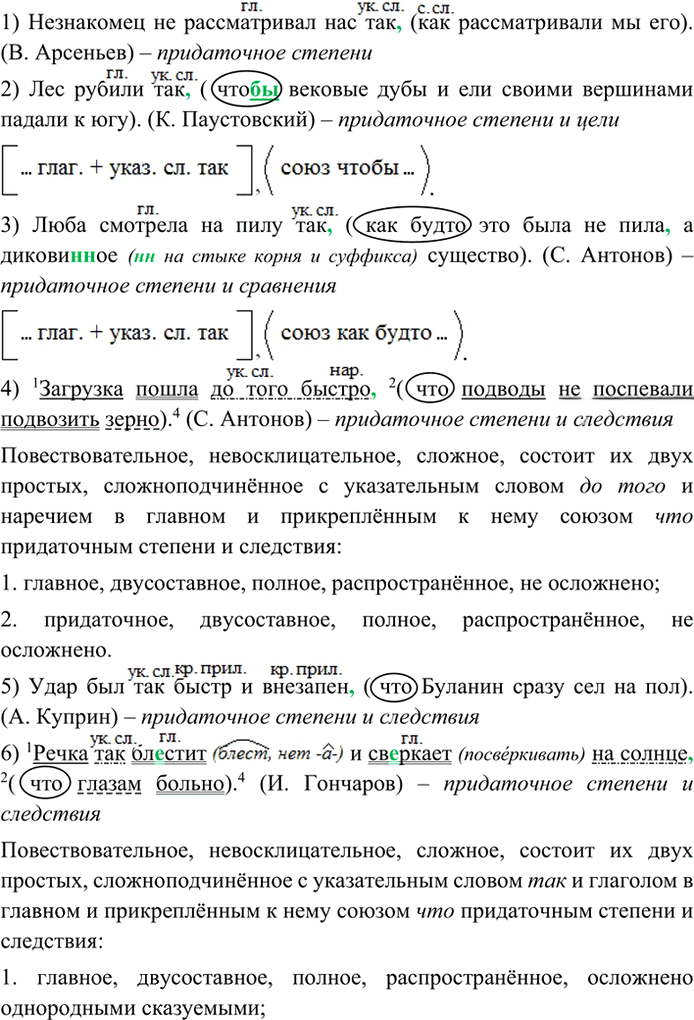 Иллюстрация к решению «Упр.157 ГДЗ Бархударов 9 класс (Русский язык)», 8