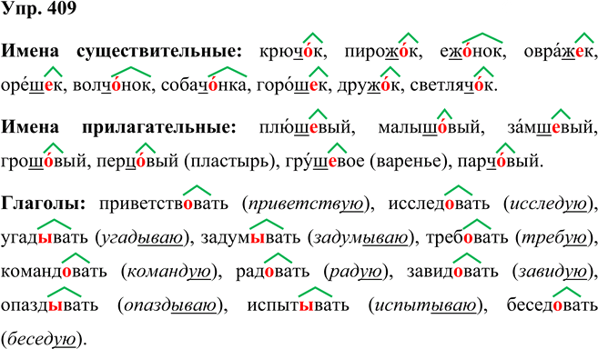 Иллюстрация к решению «Упр.409 Часть 2 ГДЗ Рыбченкова Александрова 5 класс (Русский язык)», 1