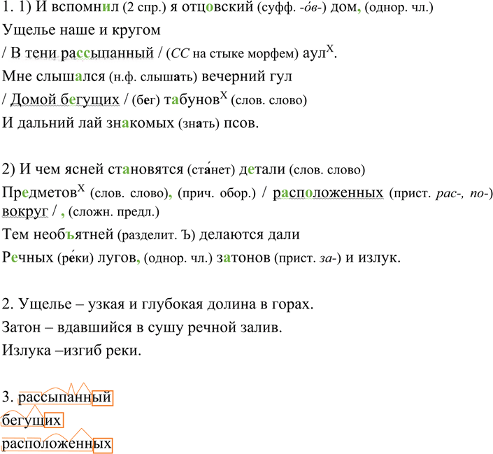 Иллюстрация к решению «Упр.207 ГДЗ Разумовская Львова 7 класс (Русский язык)», 1