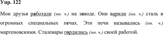 Иллюстрация к решению «Упр.122 Часть 2 ГДЗ Климанова Бабушкина 3 класс (Русский язык)», 1