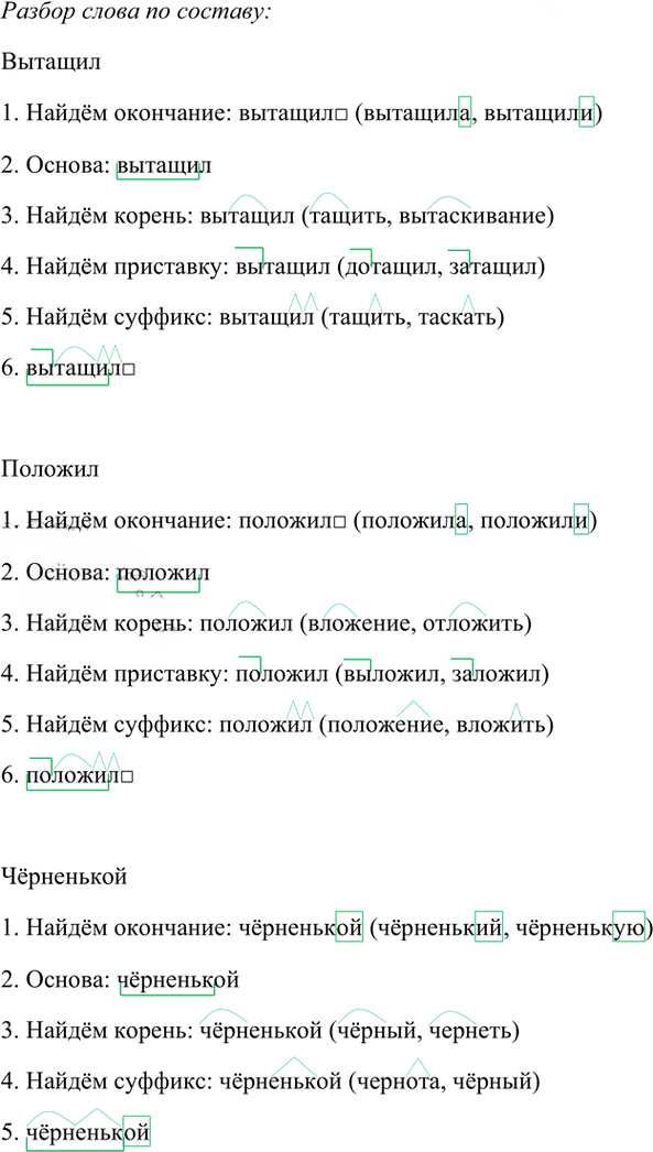 Иллюстрация к решению «Упр.97 Часть 1 ГДЗ Рамзаева 4 класс (Русский язык)», 3