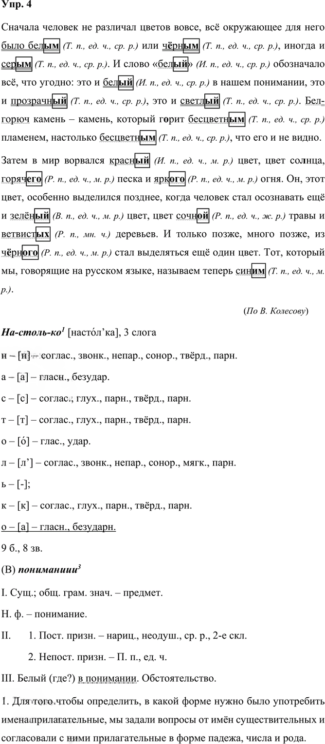Иллюстрация к решению «Упр.4 Часть 2 ГДЗ Рыбченкова Александрова 6 класс 2023 года (Русский язык)», 1