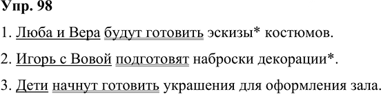 Иллюстрация к решению «Упр.98 Часть 1 ГДЗ Желтовская Калинина 4 класс (Русский язык)», 1
