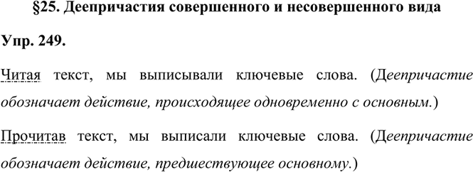 Иллюстрация к решению «Упр.249 Часть 1 ГДЗ Быстрова Кибирева 7 класс (Русский язык)», 1