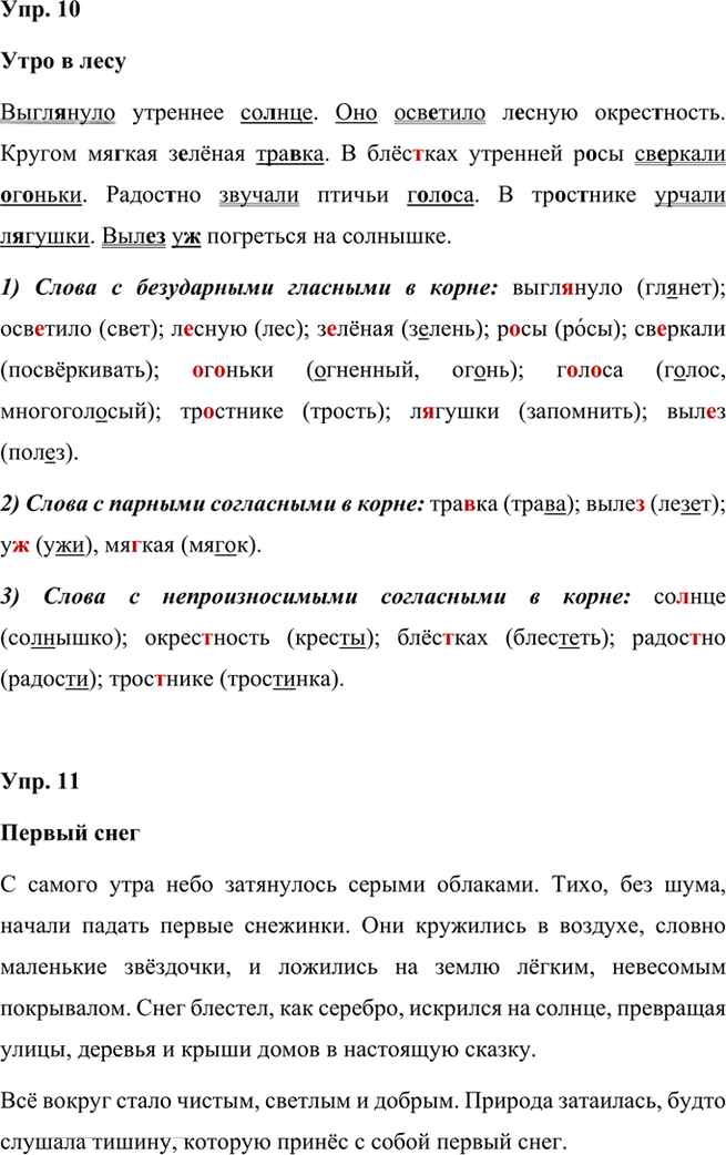 Иллюстрация к решению «Задания на стр.38-41 ГДЗ Проверочные работы Канакина Щёголева 3 класс (Русский язык)», 4