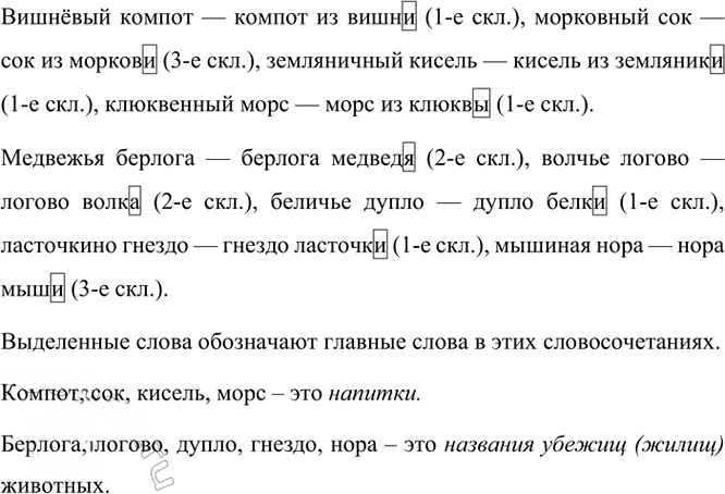 Иллюстрация к решению «Упр.196 Часть 1 ГДЗ Канакина Горецкий 4 класс (Русский язык)», 5